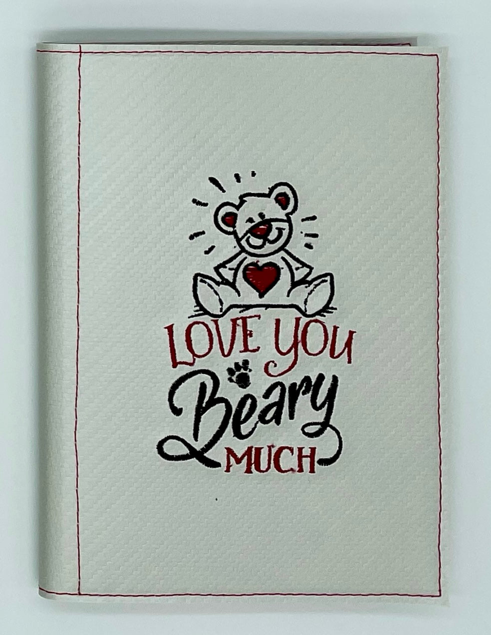 Notes - ‘’Love You Beary Much 8”X6”